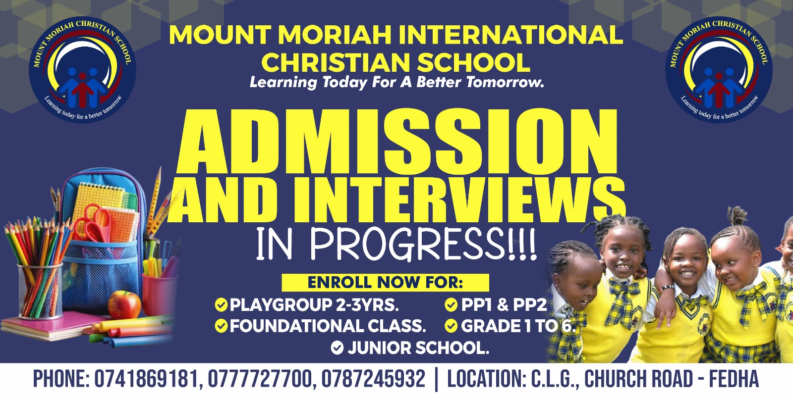 Mount Moriah International Christian School